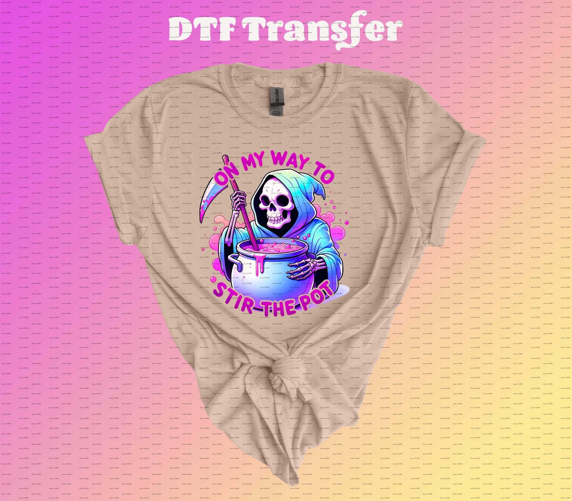 On My Way to Stir the Pot DTF Transfer - Imagine With Aloha