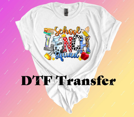 School Lunch Squad DTF Transfer - Imagine With Aloha