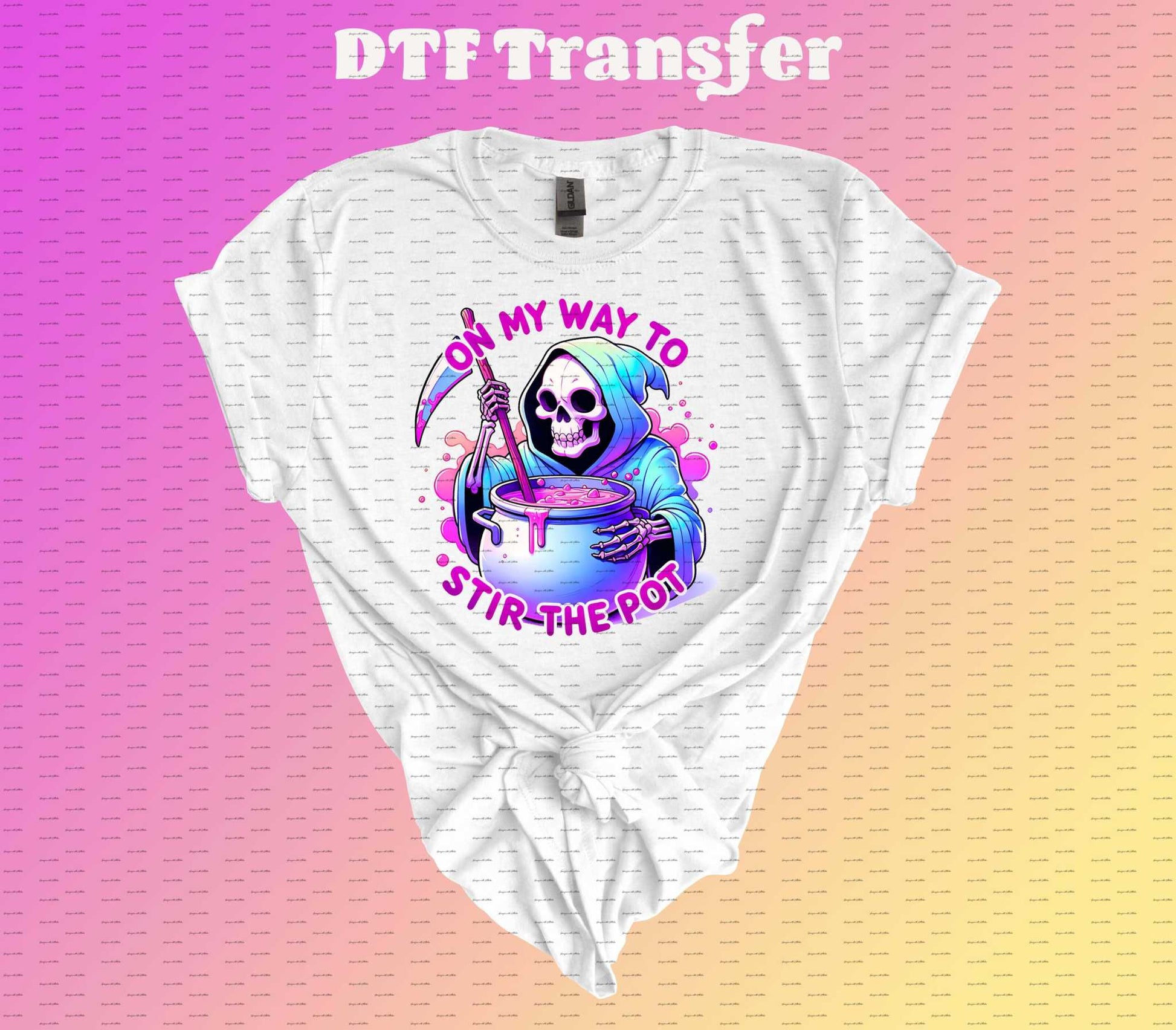 On My Way to Stir the Pot DTF Transfer - Imagine With Aloha