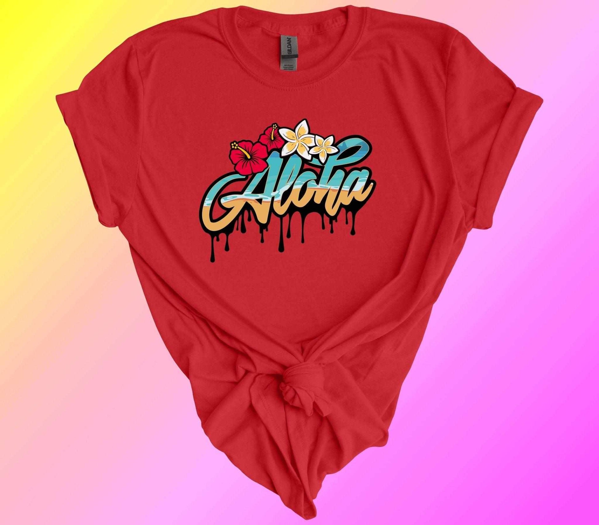 Aloha Graphic Tee | Classic & Durable Hawaii T-shirt | Unisex T-shirt - Imagine With Aloha