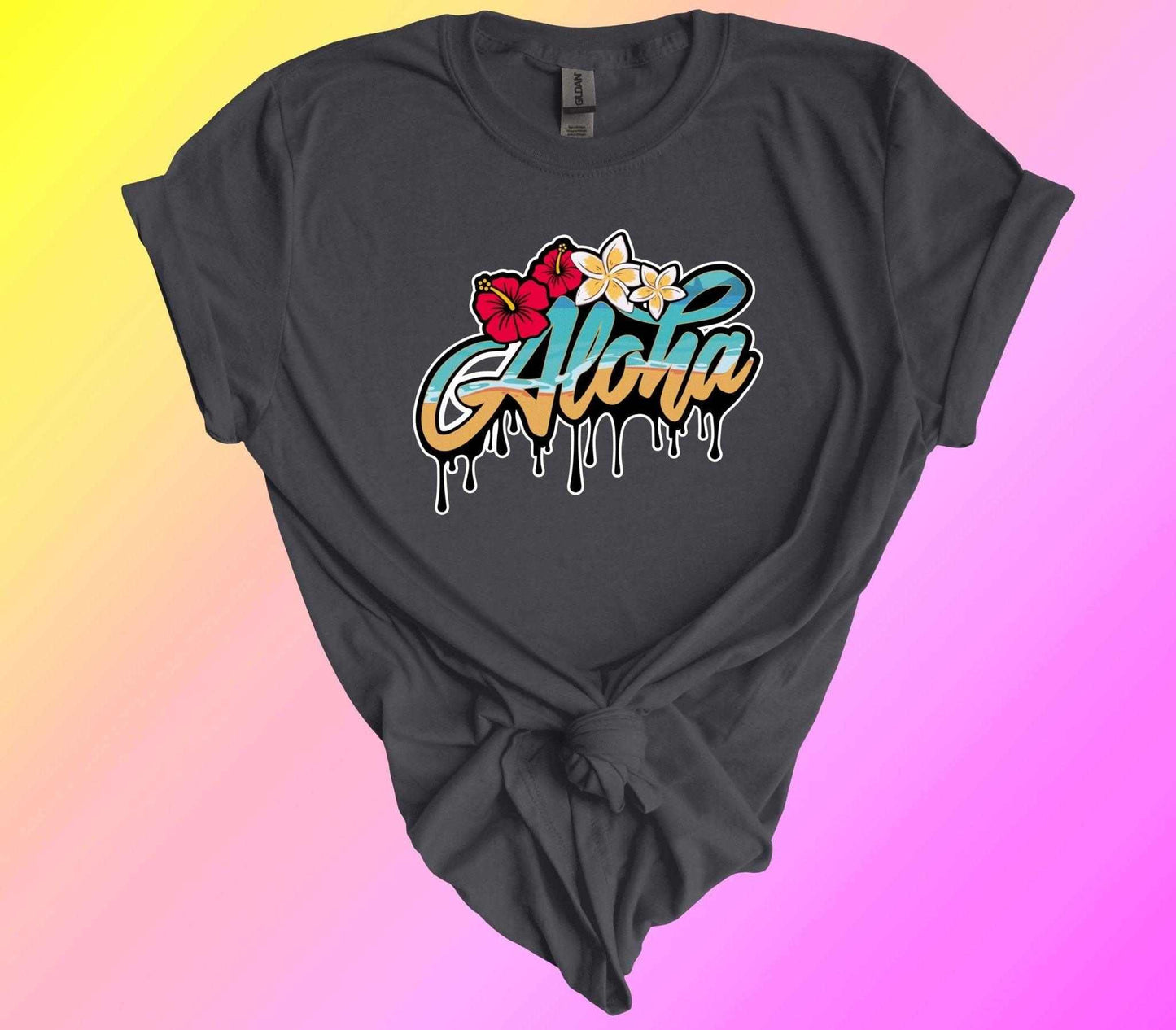 Aloha Graphic Tee | Classic & Durable Hawaii T-shirt | Unisex T-shirt - Imagine With Aloha