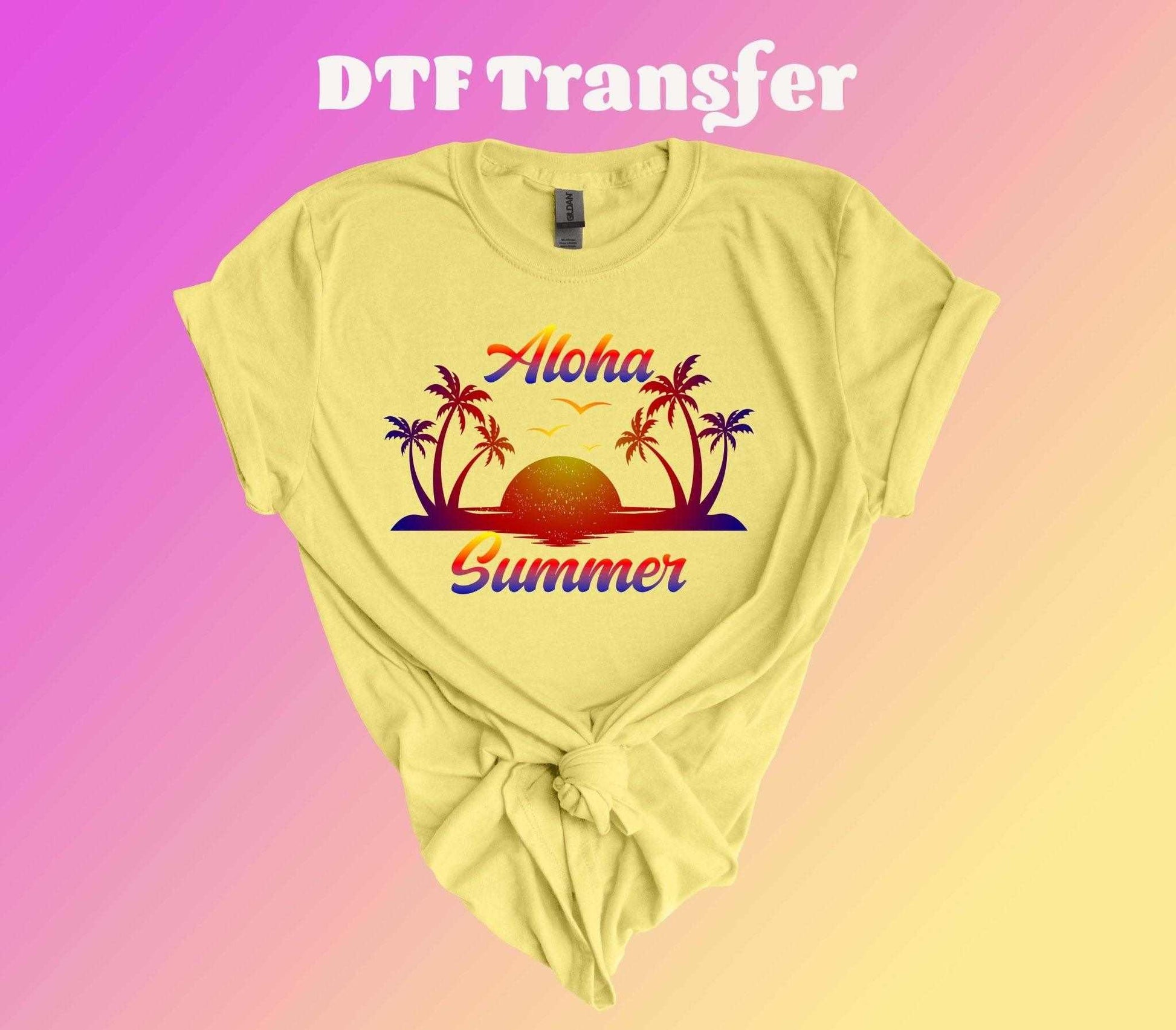 Aloha Summer DTF Transfer - Imagine With Aloha