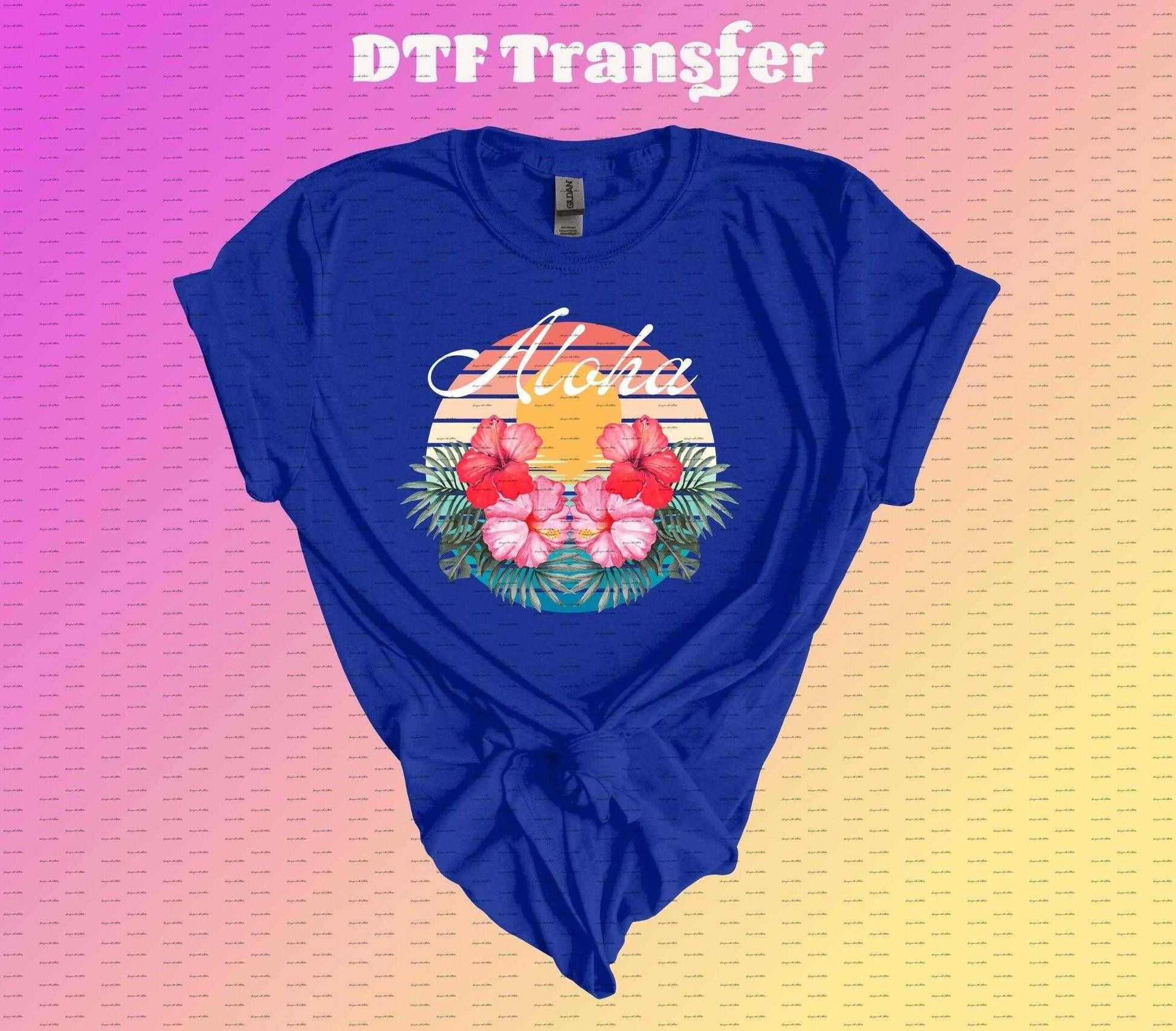 Aloha Sunset DTF Transfer | Image Transfer | Heat Transfer - Imagine With Aloha