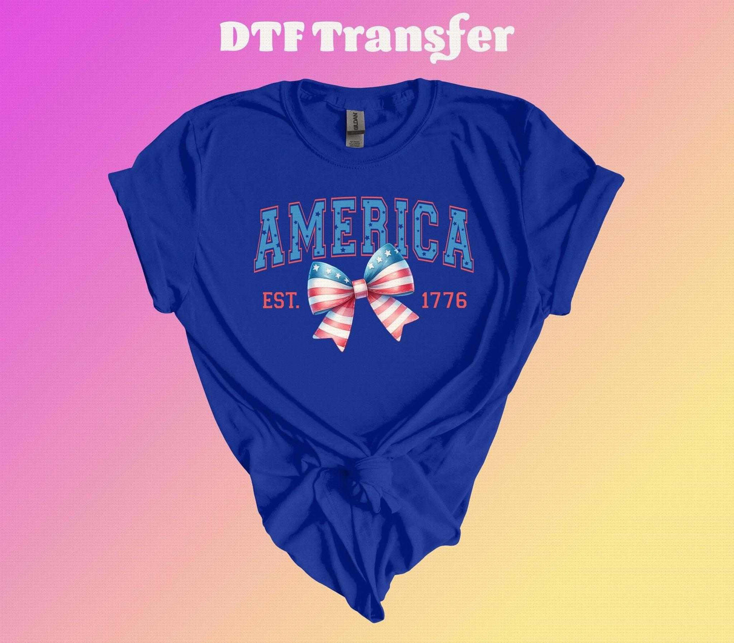 America Established 1776 DTF Transfer - Imagine With Aloha