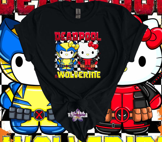 Comic Book Characters Hello Kitty T-Shirt - Imagine With Aloha