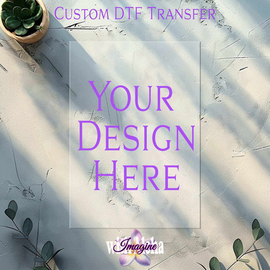 Customizable DTF Heat Transfer Sheets | Premium Iron-On Transfers for Apparel - Imagine With Aloha