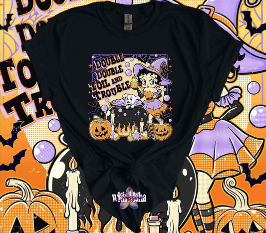 Cute Betty Halloween T-Shirt - Imagine With Aloha