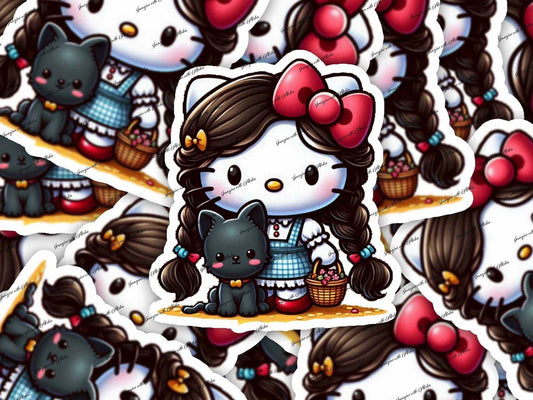 Dorothy Hello Kitty Vinyl Sticker - Imagine With Aloha