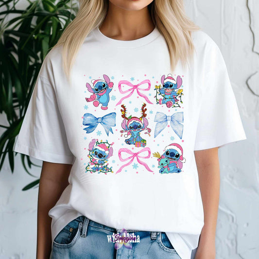 Festive Fun Graphic Tee – Adorable Christmas Character Design - Imagine With Aloha