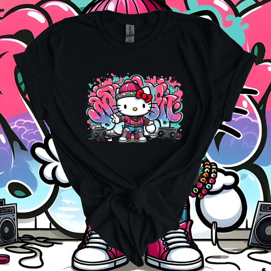 Graffiti Hello Kitty T-Shirt - Imagine With Aloha