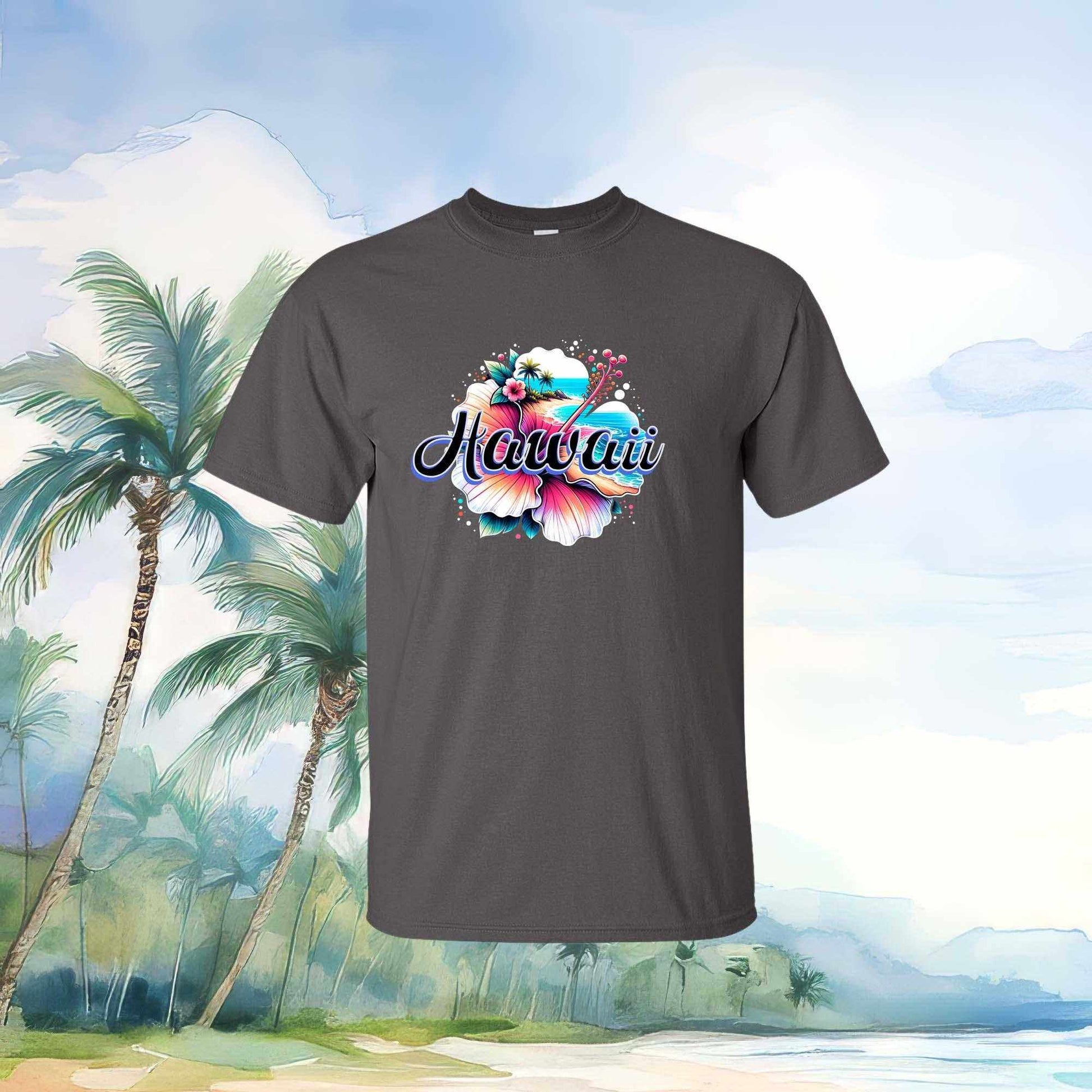 Hawaii Hibiscus T-shirt - Imagine With Aloha