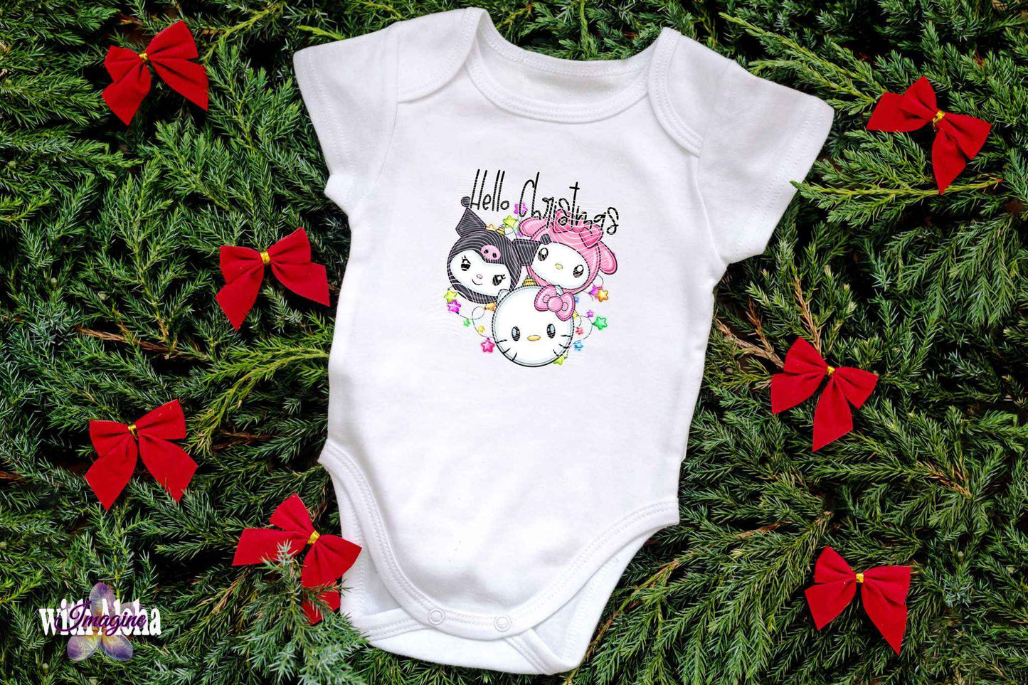 Hello Christmas Festive Tee – Holiday Cheer for All Ages - Imagine With Aloha