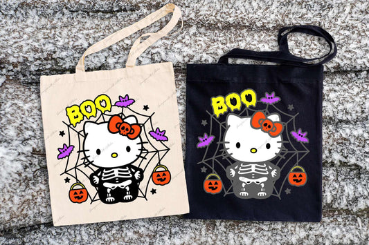 Hello Kitty Halloween Reusable Tote Bag - Imagine With Aloha