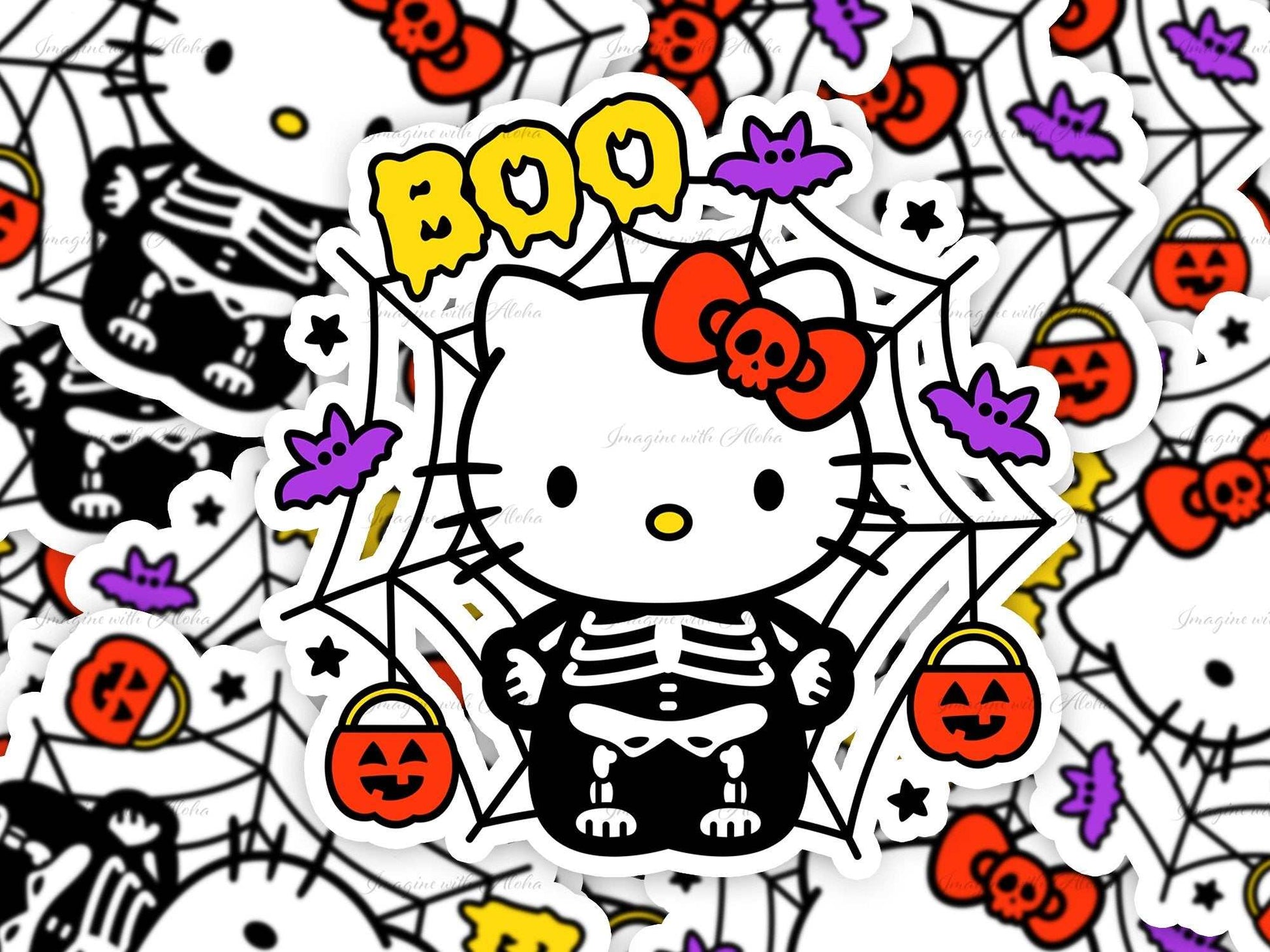 Hello Kitty Halloween Sticker Bundle - Imagine With Aloha