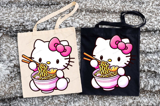 Hello Kitty Ramen Reusable Tote Bag - Imagine With Aloha