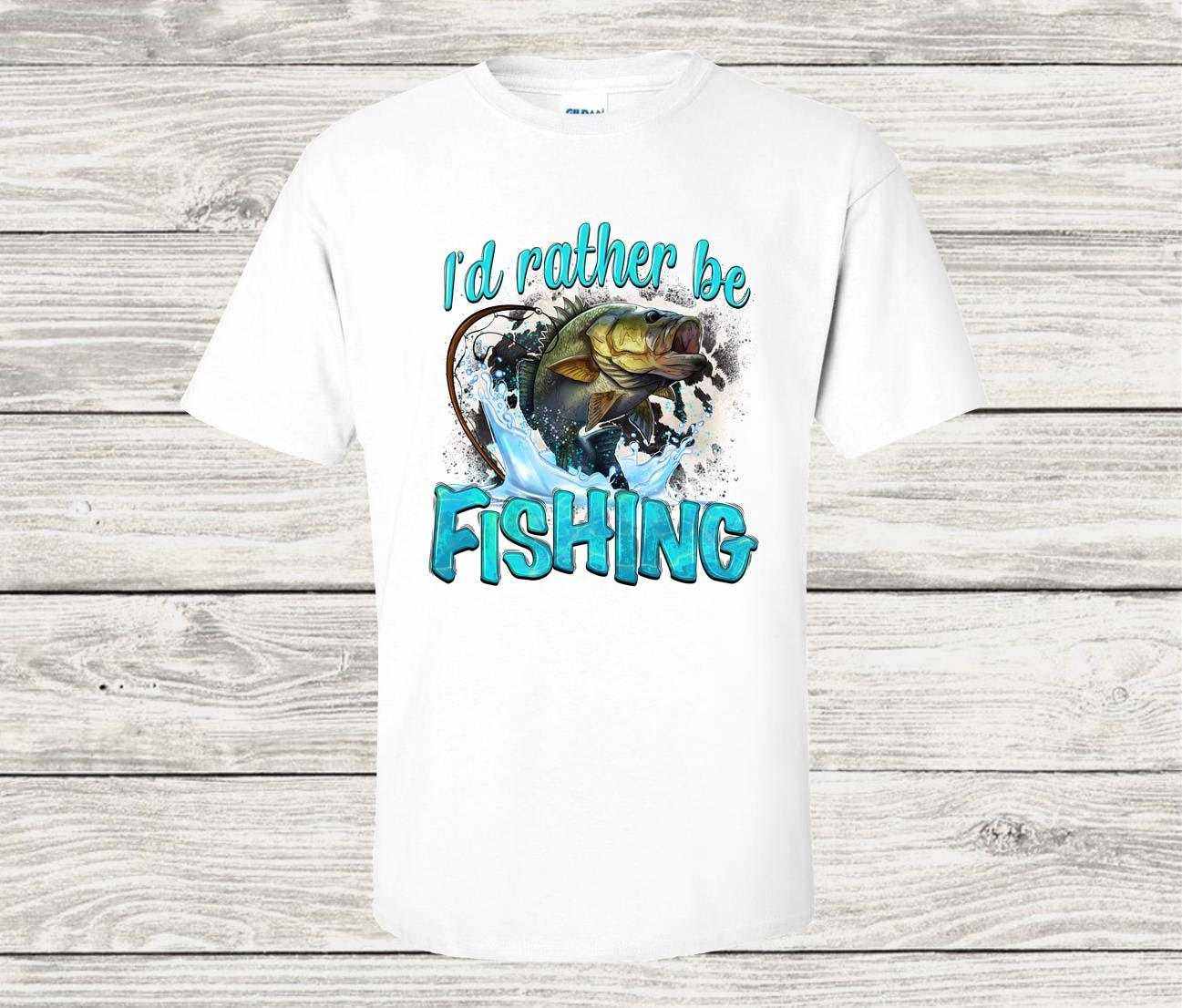 I'd Rather Be Fishing T Shirt, Dad T Shirt - Imagine With Aloha