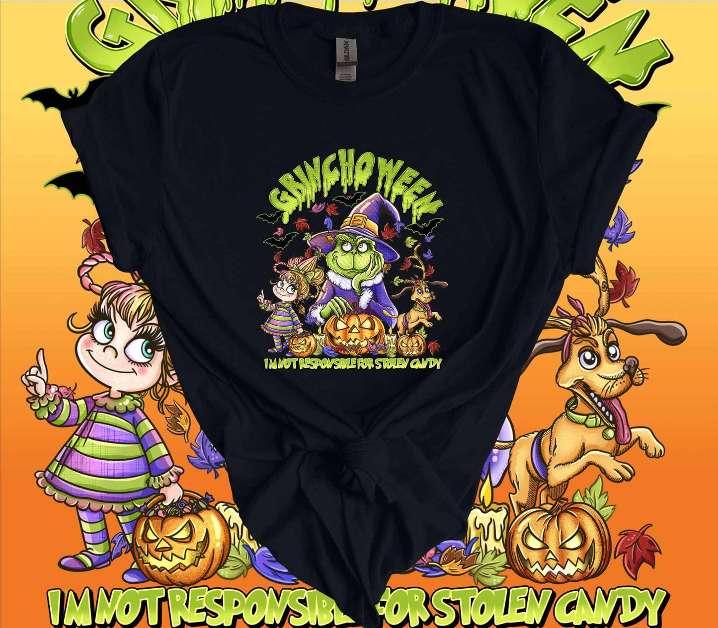 Im Not Responsible For Stolen Candy Halloween T-Shirt - Imagine With Aloha