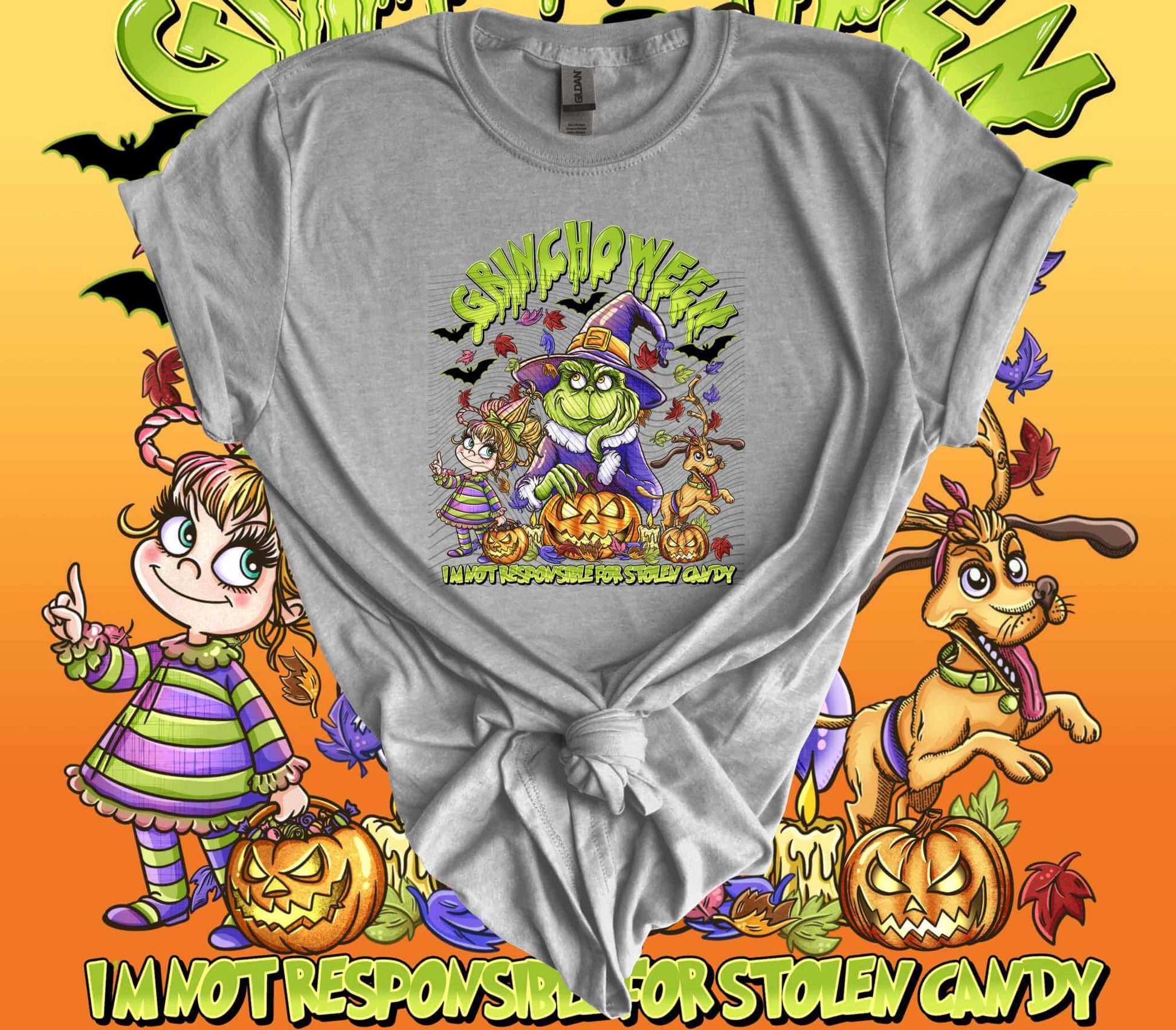 Im Not Responsible For Stolen Candy Halloween T-Shirt - Imagine With Aloha