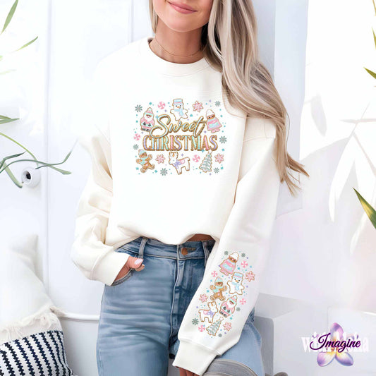 Joyful Holiday Crewneck – Festive Sweatshirt for Winter Celebrations - Imagine With Aloha