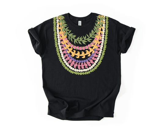 Multi - strand lei t-shirt - Imagine With Aloha