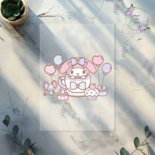 My Melody Ready to Press Heat Transfer - Imagine With Aloha