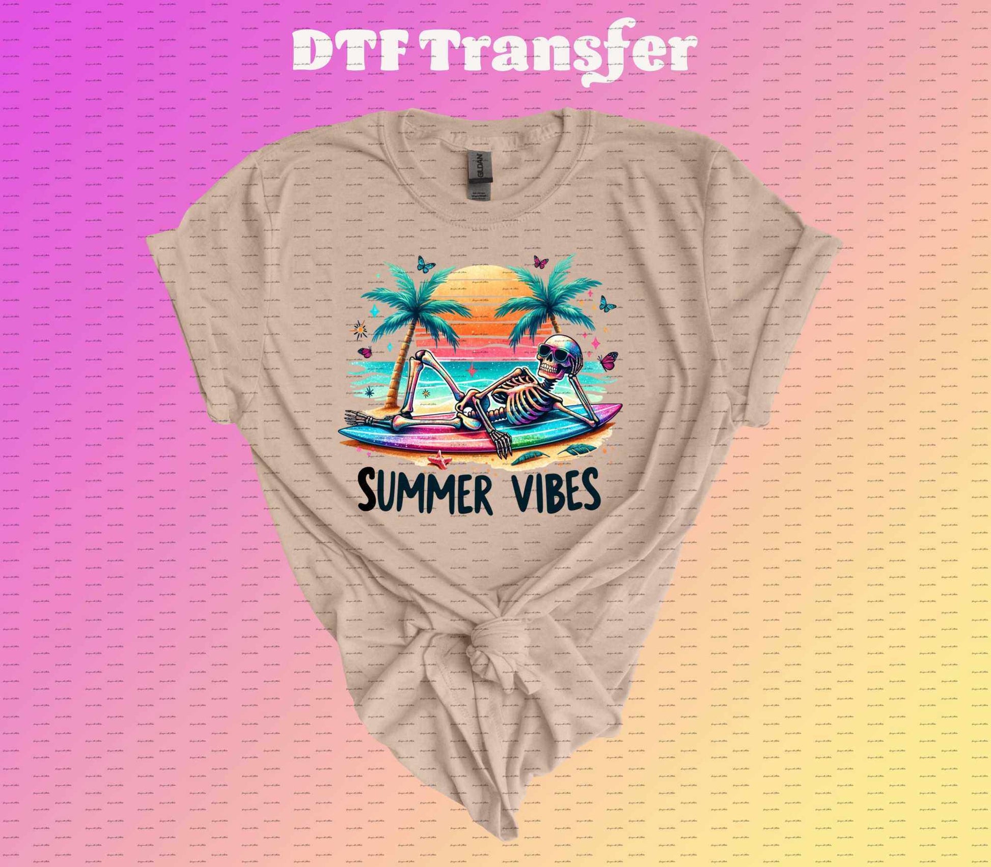 Summer Vibes DTF Transfer - Imagine With Aloha