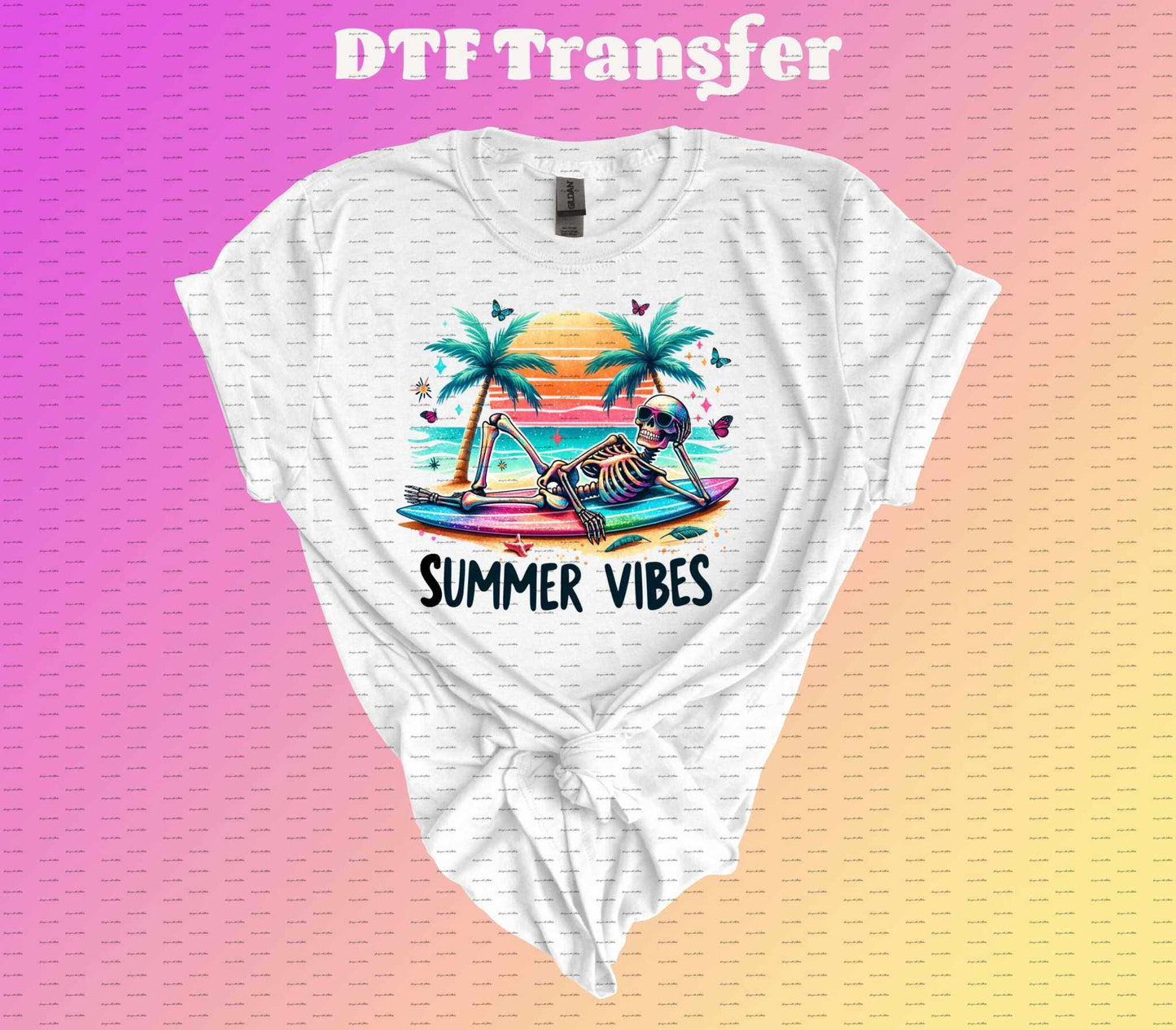 Summer Vibes DTF Transfer - Imagine With Aloha