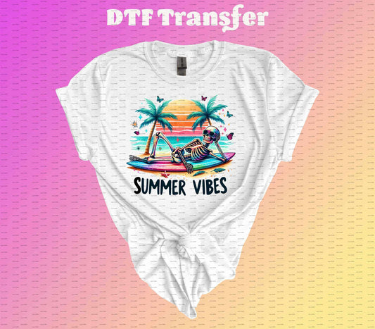 Summer Vibes DTF Transfer - Imagine With Aloha