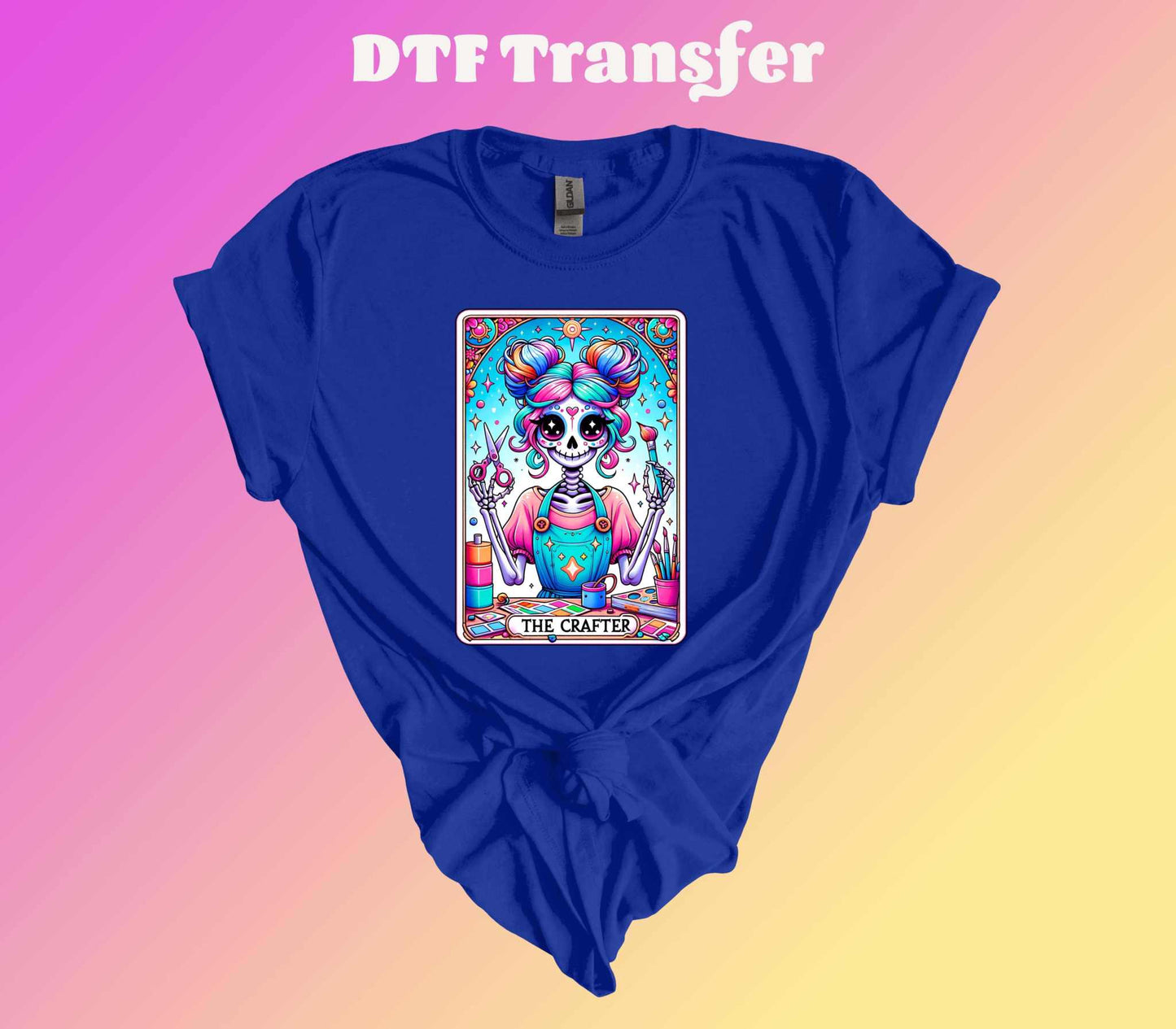 The Crafter Tarot Card DTF Transfer - Imagine With Aloha