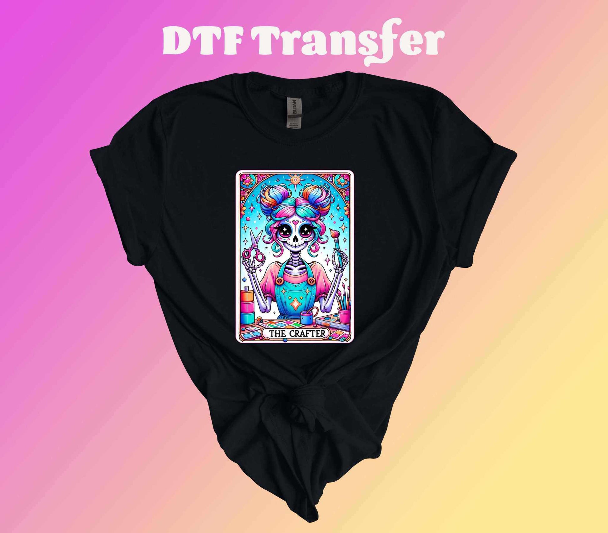 The Crafter Tarot Card DTF Transfer - Imagine With Aloha