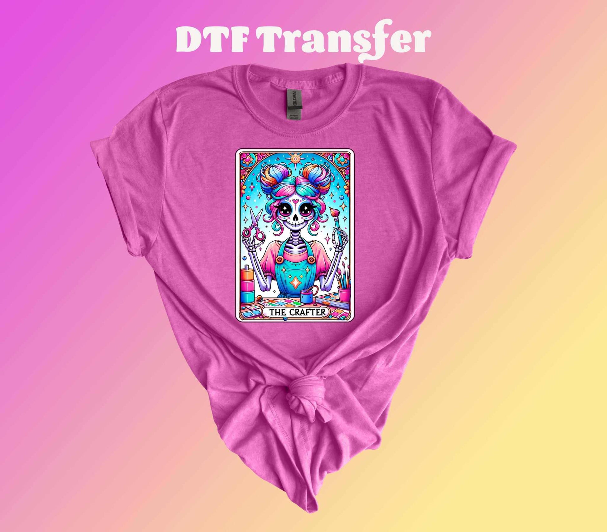 The Crafter Tarot Card DTF Transfer - Imagine With Aloha