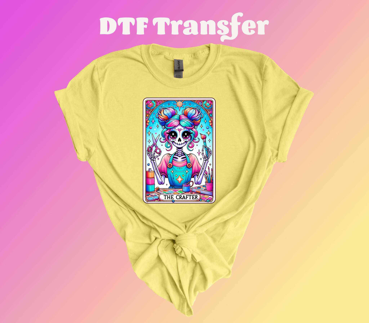 The Crafter Tarot Card DTF Transfer - Imagine With Aloha