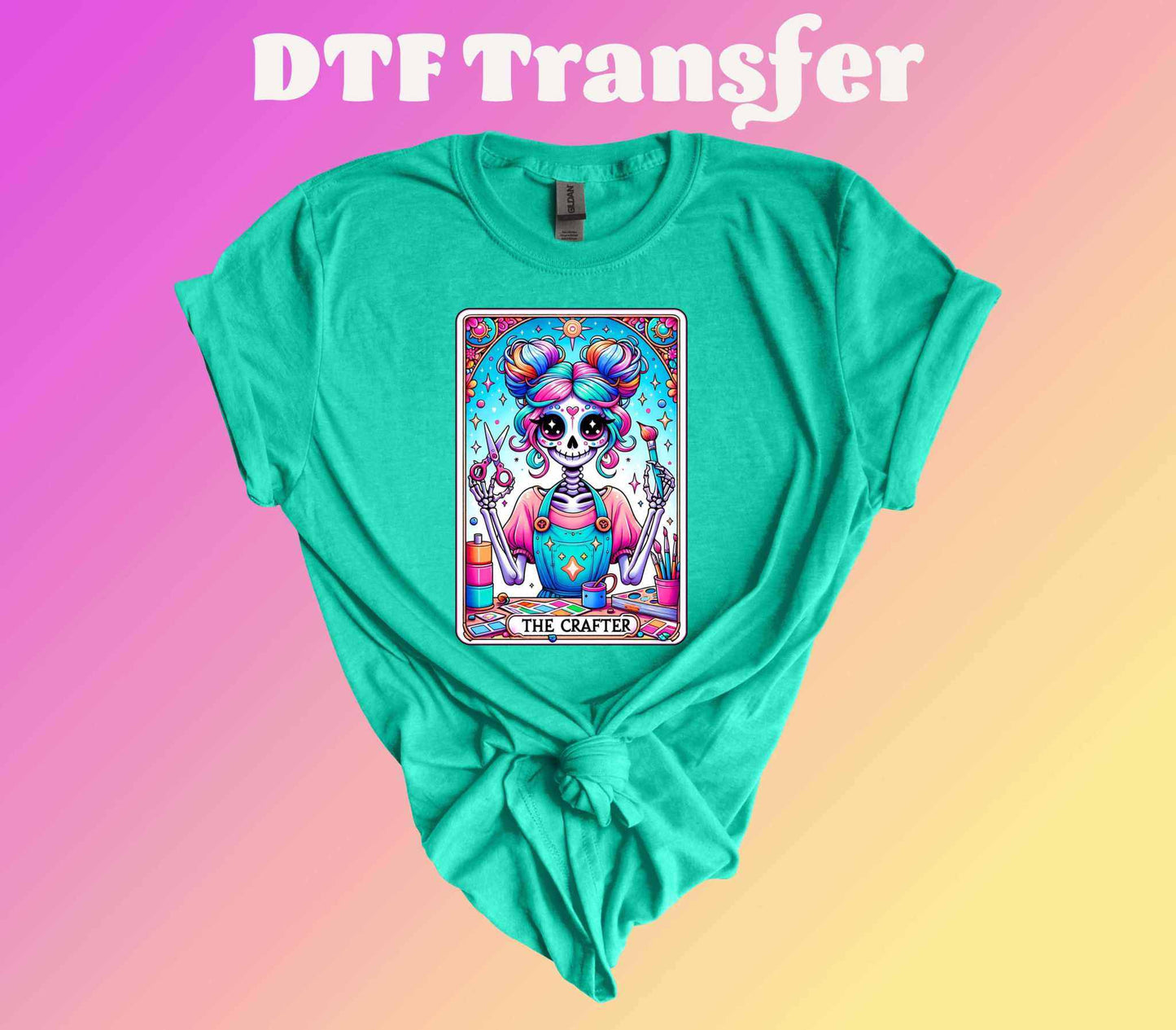 The Crafter Tarot Card DTF Transfer - Imagine With Aloha