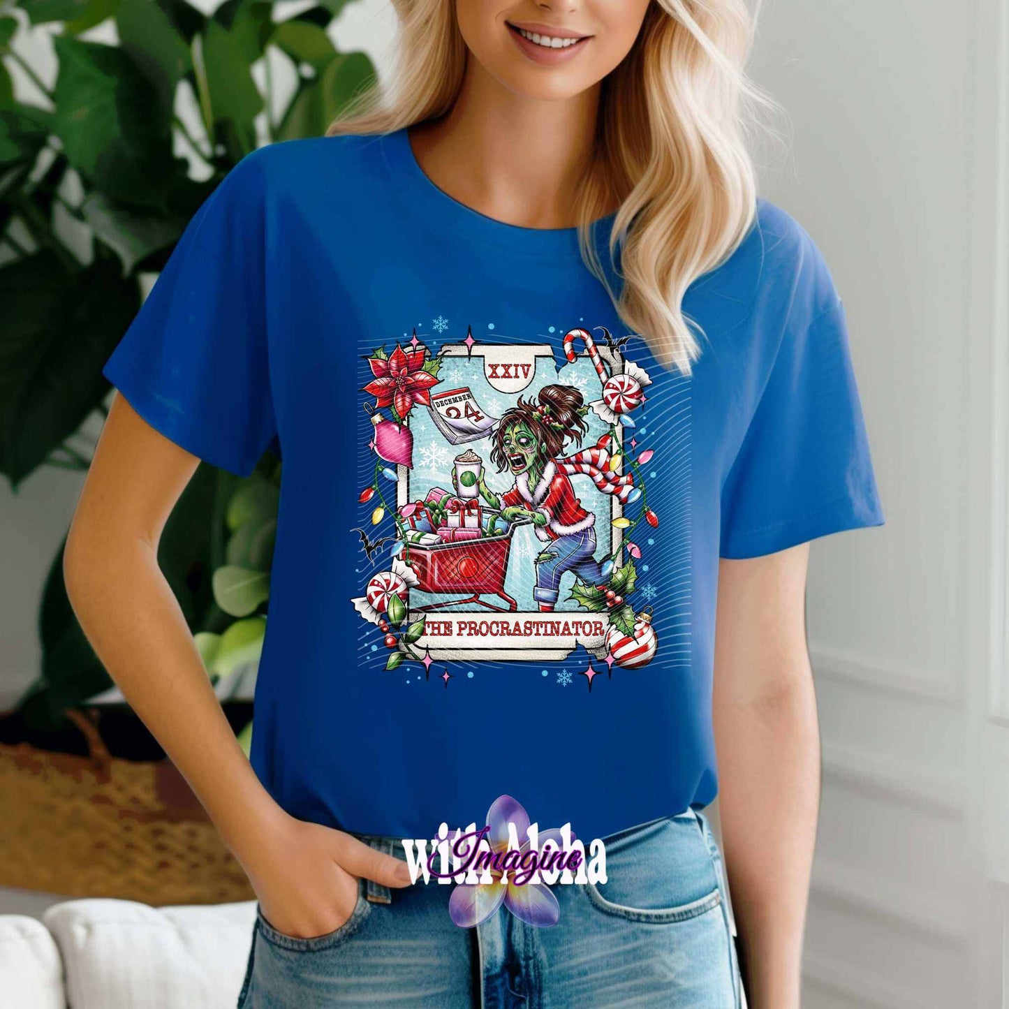 "The Procrastinator" Christmas T-Shirt - Imagine With Aloha