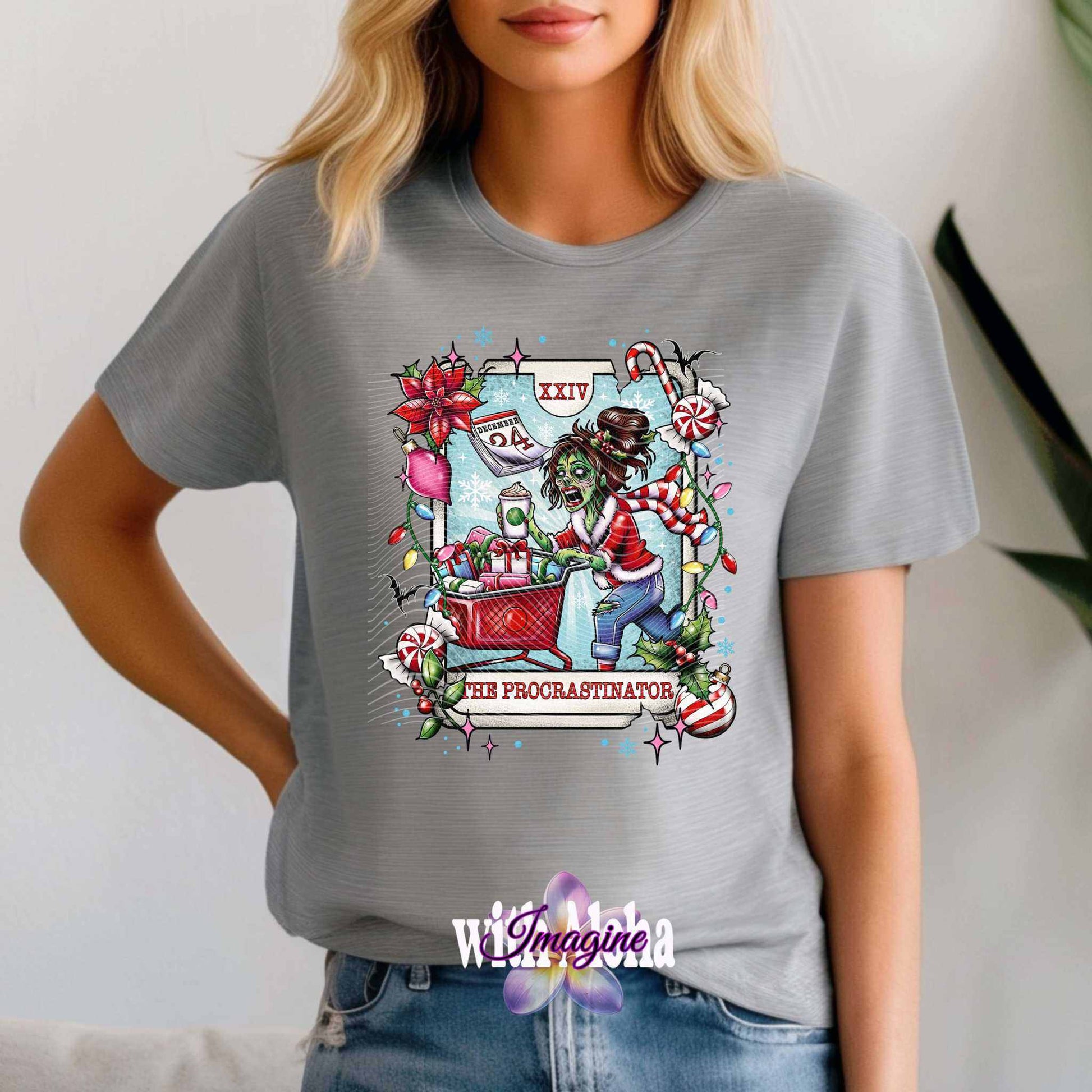 "The Procrastinator" Christmas T-Shirt - Imagine With Aloha