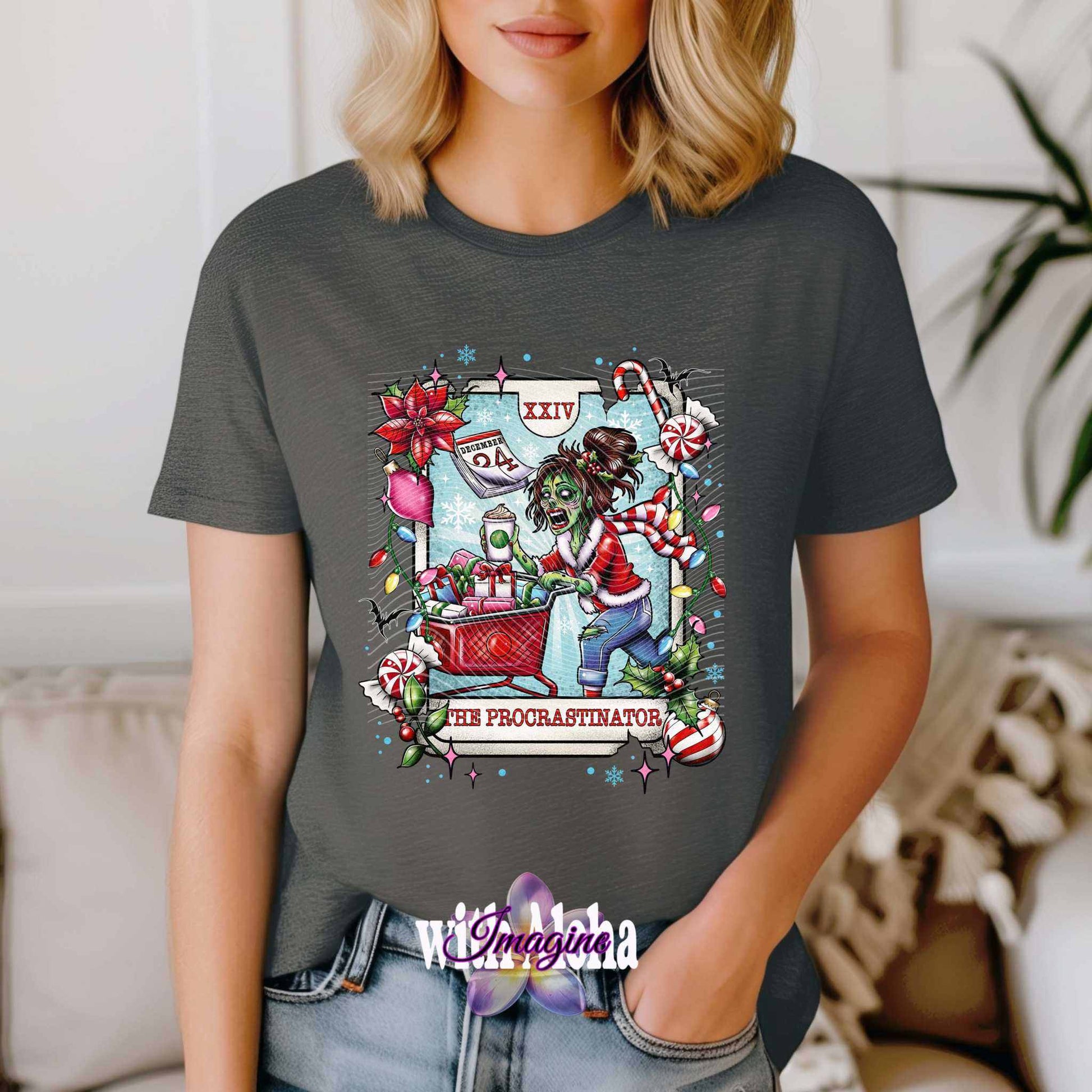 "The Procrastinator" Christmas T-Shirt - Imagine With Aloha