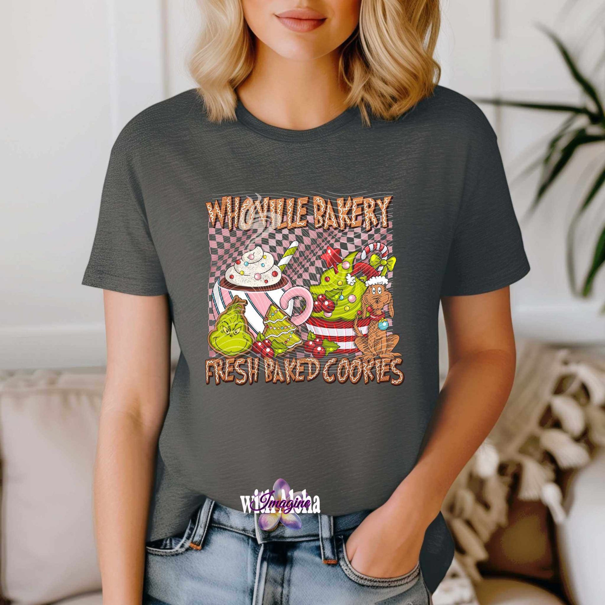 Whoville Bakery "Holiday Cookie Delight" Graphic Tee - Imagine With Aloha