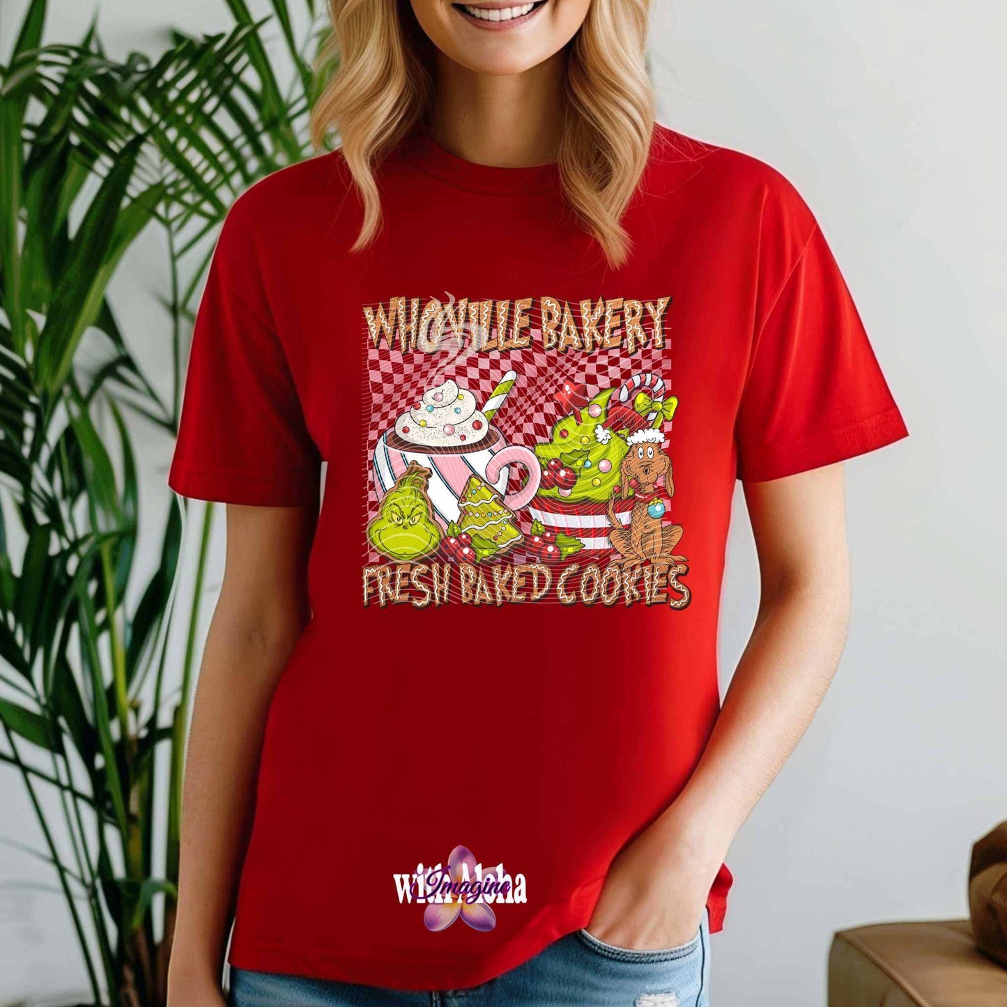 Whoville Bakery "Holiday Cookie Delight" Graphic Tee - Imagine With Aloha