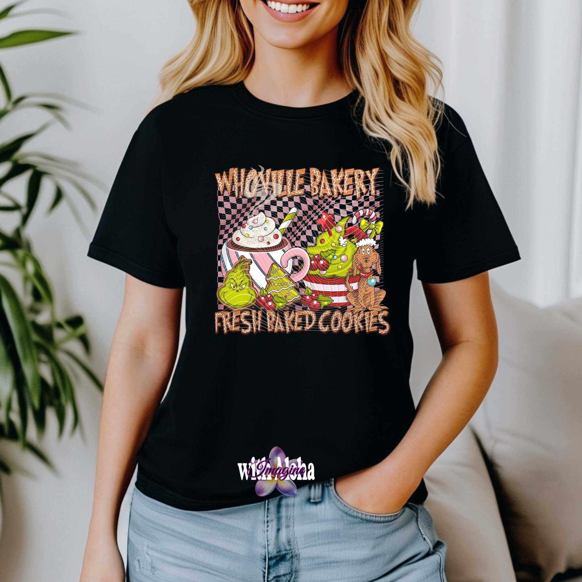 Whoville Bakery "Holiday Cookie Delight" Graphic Tee - Imagine With Aloha